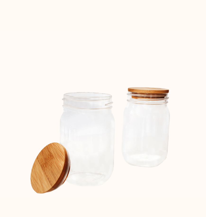 2-Pk Mason Jar Set - Lacsnac