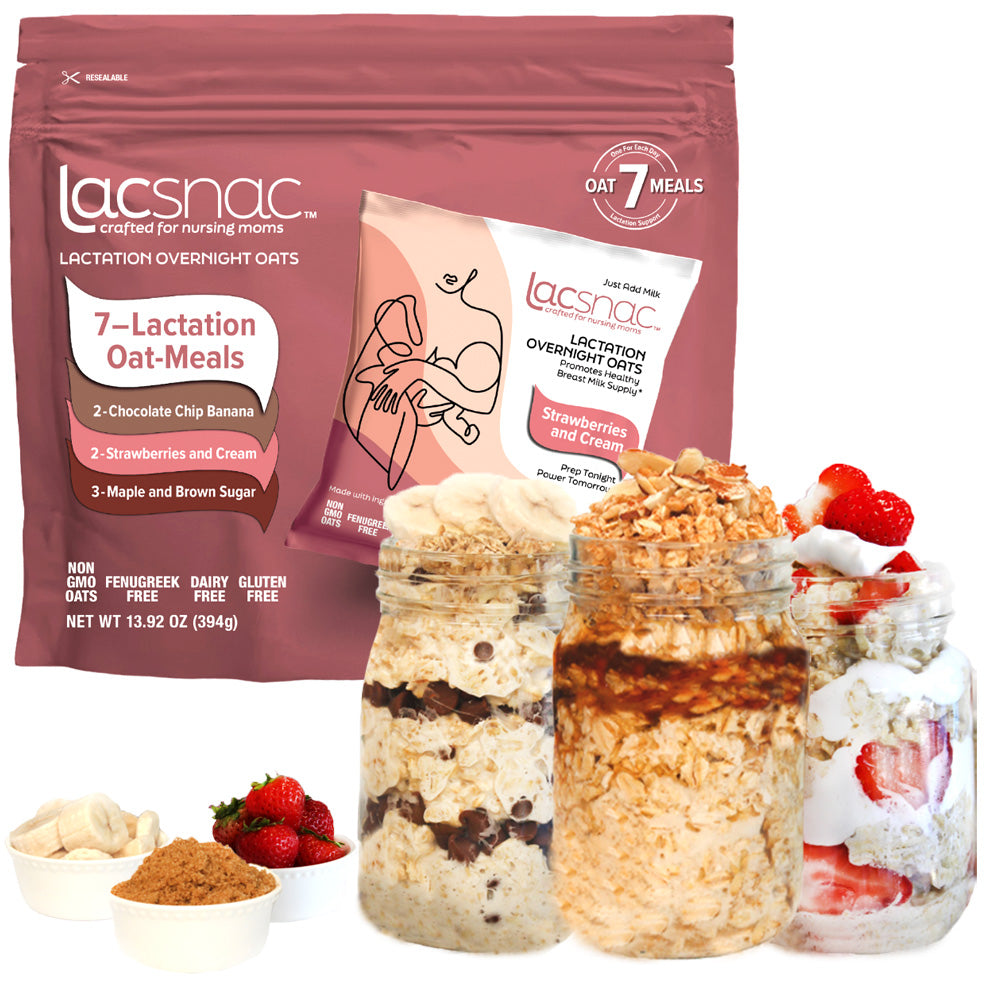Variety Pack Lactation Overnight Oats - Lacsnac